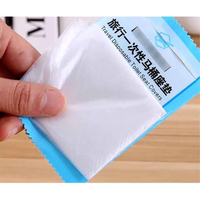 Bộ 5 tấm lót ngồi vệ sinh toilet dùng 1 lần