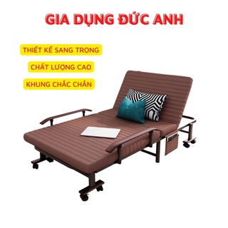 Giường Nệm Gấp Gọn Đa Năng Cao Cấp Hàn Quốc CC90 Rộng 90cm , Dài 1.9m - Có ga trải nệm riêng biệt- Bảo hành 12 tháng
