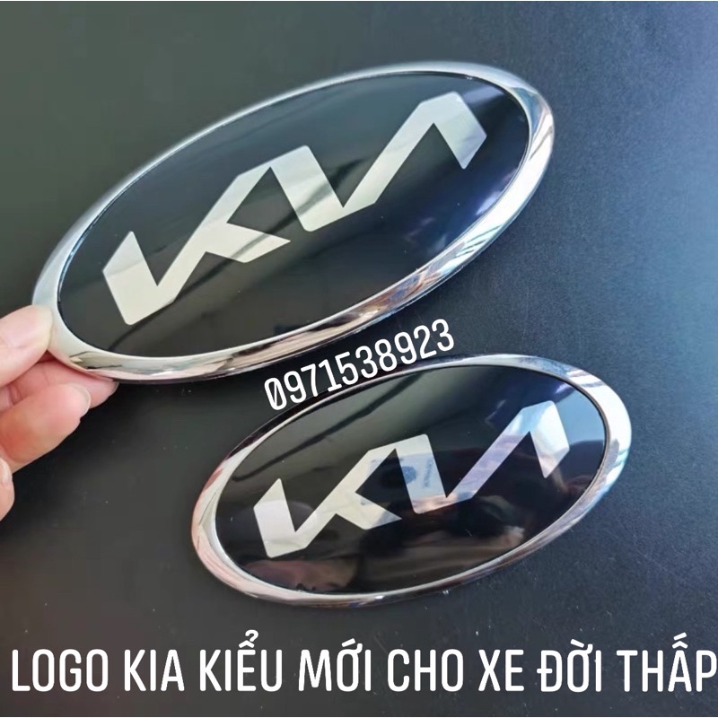 LOGO KIA FOM KIỂU MỚI DÁN ĐẦU HOẶC ĐUÔI XE KIA NHIỀU KÍCH THƯỚC