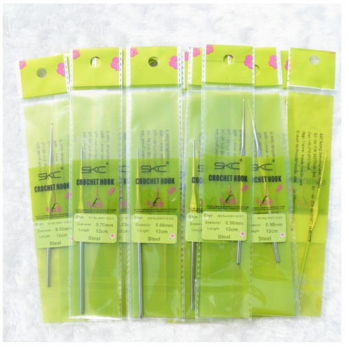 KIM MÓC KIM LOẠI THÔNG SỐ NHỎ - MÓC LEN SỢI NHỎ THƯƠNG HIỆU SKC