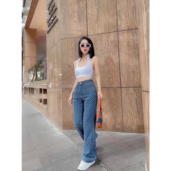 Áo croptop nữ kiểu chồng cổ phối cúc chất vải thun gân
