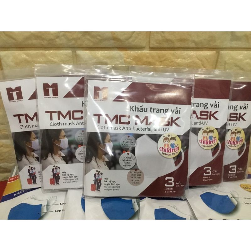 Khẩu trang vải kháng khuẩn,chống tia UV - TMC Mask