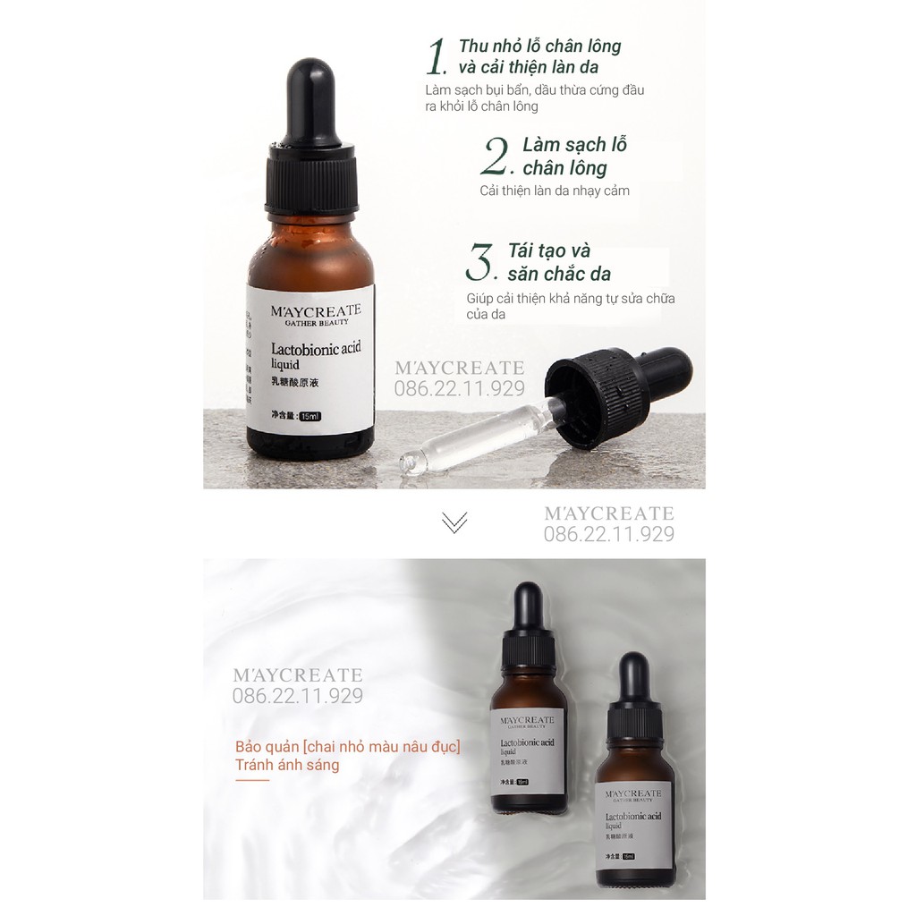Tinh Chất Phục hồi da Cấp ẩm Thu nhỏ LCL Maycreate Hàng Nội Địa Trung. | BigBuy360 - bigbuy360.vn
