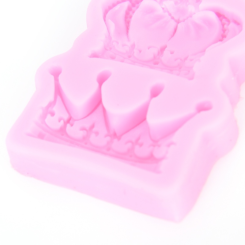 Khuôn Silicon Tạo Hình Vương Miện Công Chúa 3d Trang Trí Bánh Kem