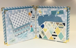 [Album ảnh Handmade] Scrapbook sinh nhật 18x18 cm