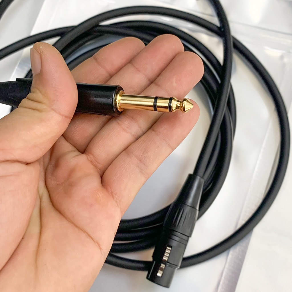 Dây balance XLR-female to TRS 1/4inch 6.35mm