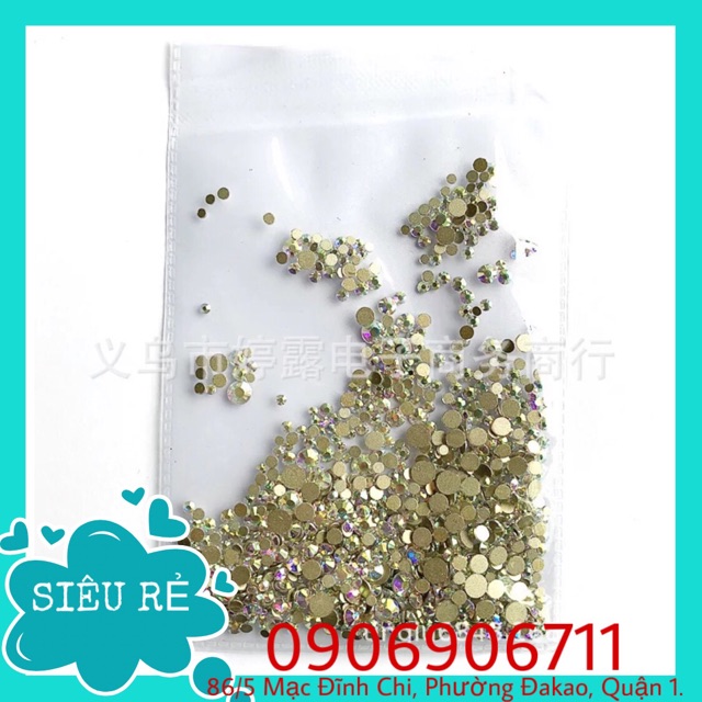 Túi đá tiệp chân bạc hỗn hợp size