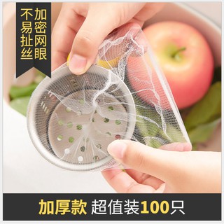 100 Túi lưới Lọc Rác giữ vệ sinh Bồn Rửa chén, bát