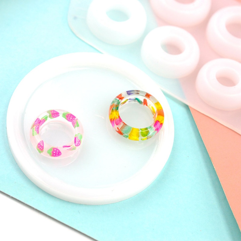 Khuôn silicone làm nhẫn bằng nhựa epoxy DIY