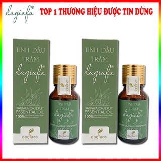 [COMBO CAO CẤP] - Dầu Tràm Nguyên Chất Cho Bé - 2 Hộp Tinh Dầu Tràm Dagiafa 15ml - Thoa, Pha Nước Tắm, Xông Phòng