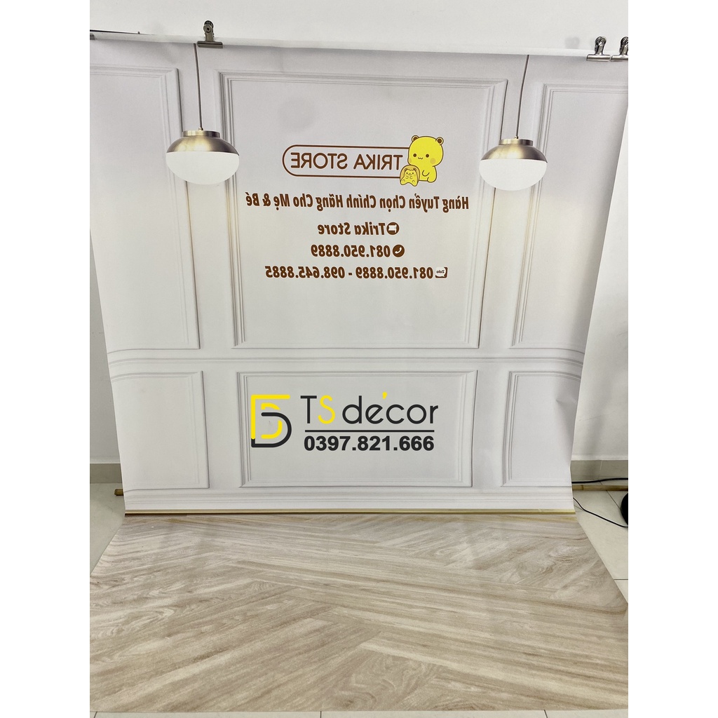 PHÔNG NỀN/ BACKGROUND LIVE STREAM 3D-5D TƯỜNG TRẮNG