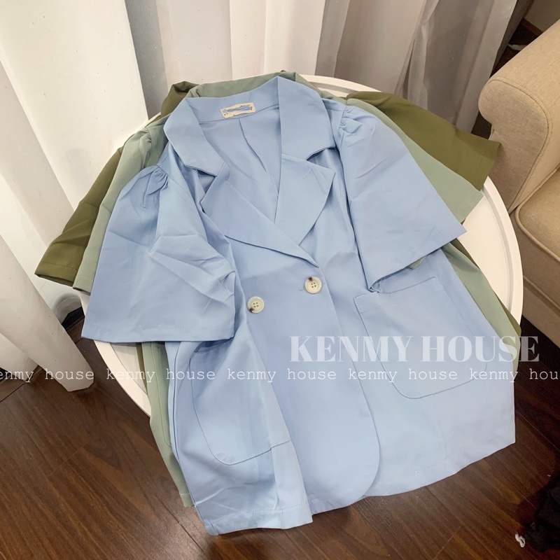 Áo blazer tay phồng ullzang A12