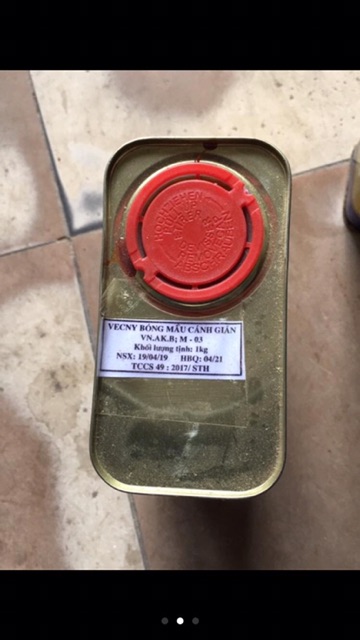 SƠN Vecny bóng không màu và vecny bóng màu cánh gián - hộp 1kg