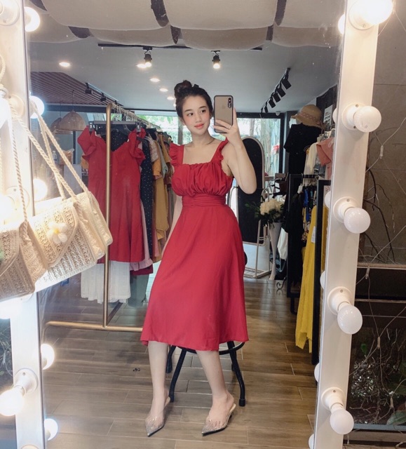 Đầm cánh tiên có mút ngực khóa kéo lưng | BigBuy360 - bigbuy360.vn