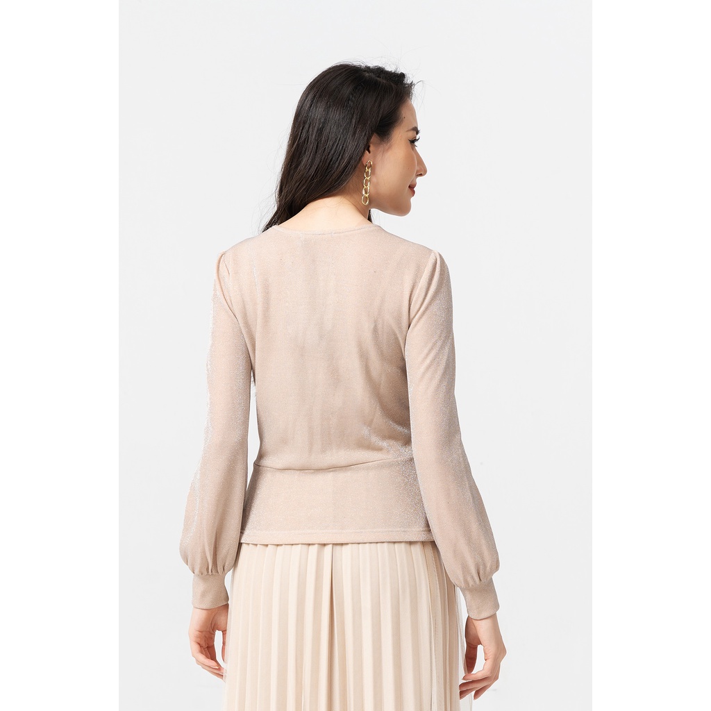 Áo Peplum Đính Nơ Lamer L61B21T047