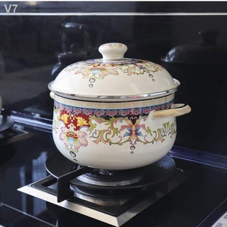 ✕Nồi hầm tráng men, xoong