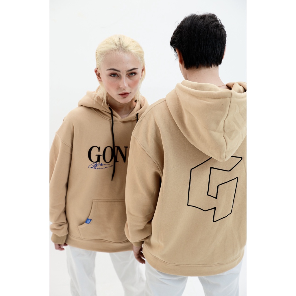 Áo Hoodie Nỉ Form Rộng Phong Cách Thu Đông - Hoodies 01 - Màu Kem | BigBuy360 - bigbuy360.vn