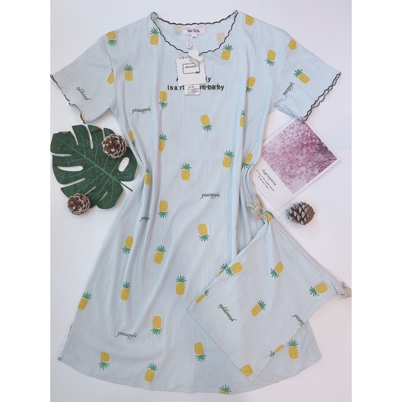 (Có video ảnh thật) ♥️♥️♥️ Váy ngủ lụa ren form rộng#thoải mái#freesize (Có size cho mẹ bầu) | BigBuy360 - bigbuy360.vn