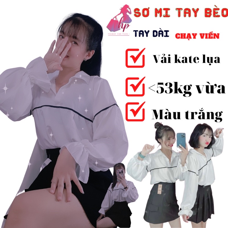 Áo sơ mi nữ đẹp tay ngắn kiểu hàn quốc màu trắng đen đi học đi công sở rất phong cách nổi bật-A38