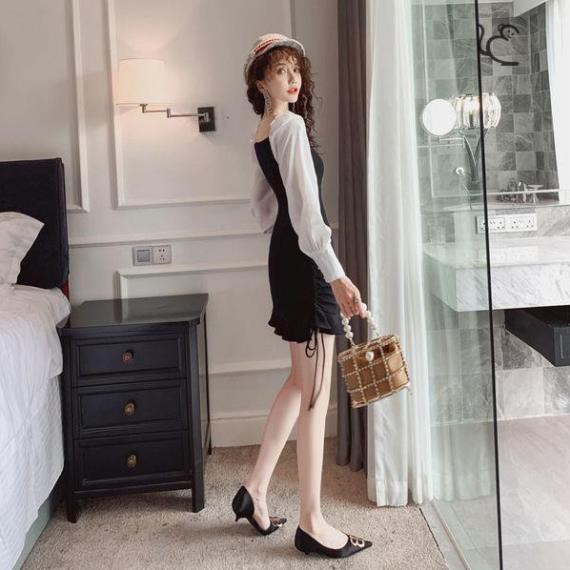 Váy Nữ Ôm Body Đuôi Cá, Đầm Nữ Đuôi Cá Dài Tay Kiểu Dáng Ulzzang  ྇ ྇