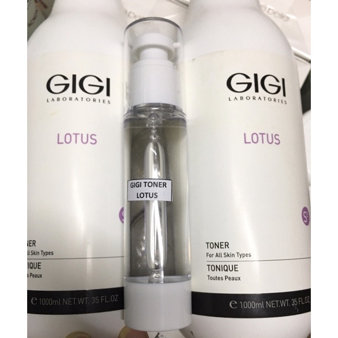 Nước hoa hồng GIGI lotus Toner phục hồi cấp ẩm mềm da