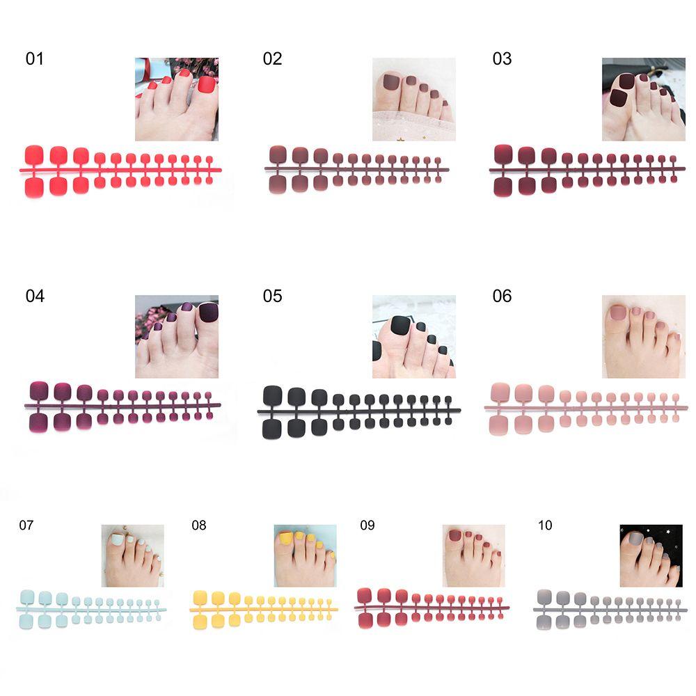 Móng Chân Giả Mềm Mại Phong Cách Pháp