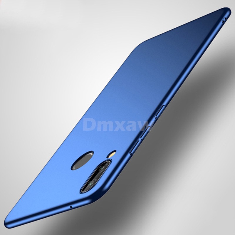 Ốp điện thoại cứng màu trơn lì bảo vệ toàn diện cho Huawei Nova 3 3i 3E