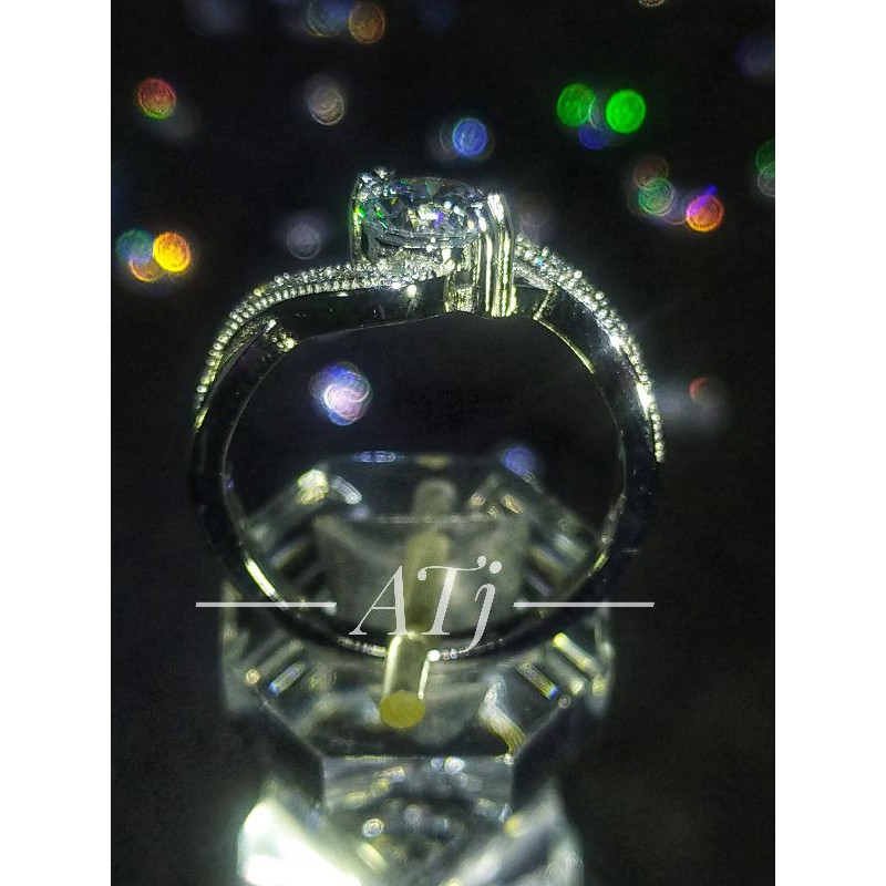 Nhẫn kim cương nhân tạo hột chủ 6lli