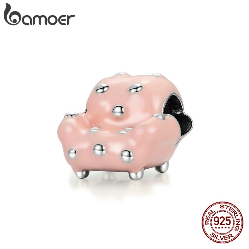 BAMOER Mặt Vòng cổ Bạc 925 Hình Ghế Sofa SCC1854 Thời Trang