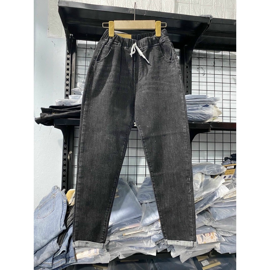 Quần Jeans Baggy Lưng Thun Co Giãn JBG1231