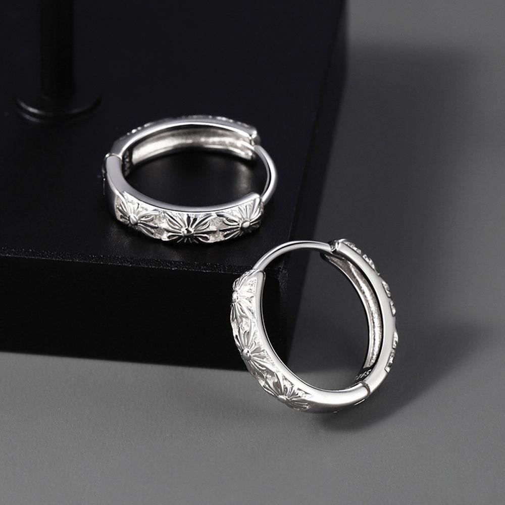 Bông Tai Hình Tròn Thời Trang Dành Cho Nam|Vòng Tay Thời Trang Phong Cách Punk Đơn Giản Cá Tính