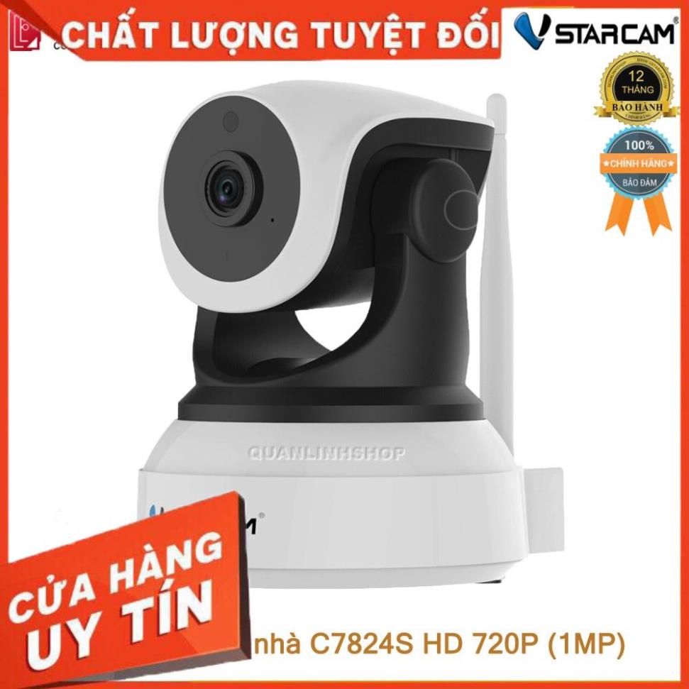 (giá khai trương) Camera Wifi IP Vstarcam C7824 HD 720P kèm thẻ nhớ 32GB