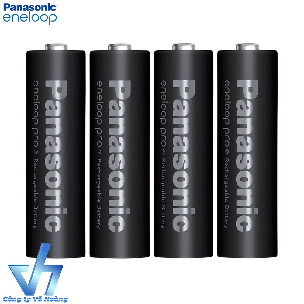 Bộ 8 pin sạc AA Panasonic Eneloop PRO 2550mAh JAPAN (Đen)