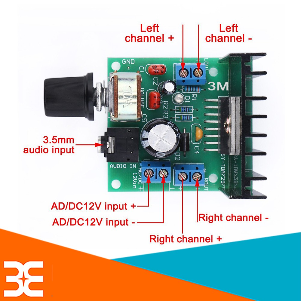 [Tp.HCM] Module Audio TDA7297 15W+15W V1 Khuếch đại âm thanh