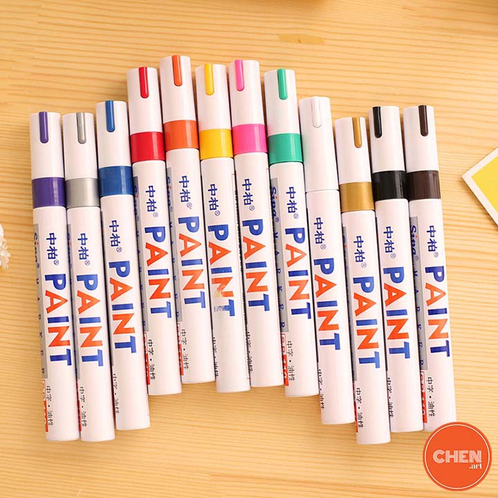 [Siêu Sale] Bút Repaint-Sipa Paint Marker-Bút Vẽ Lốp-Bút Vẽ Giày Nhiều Màu B02