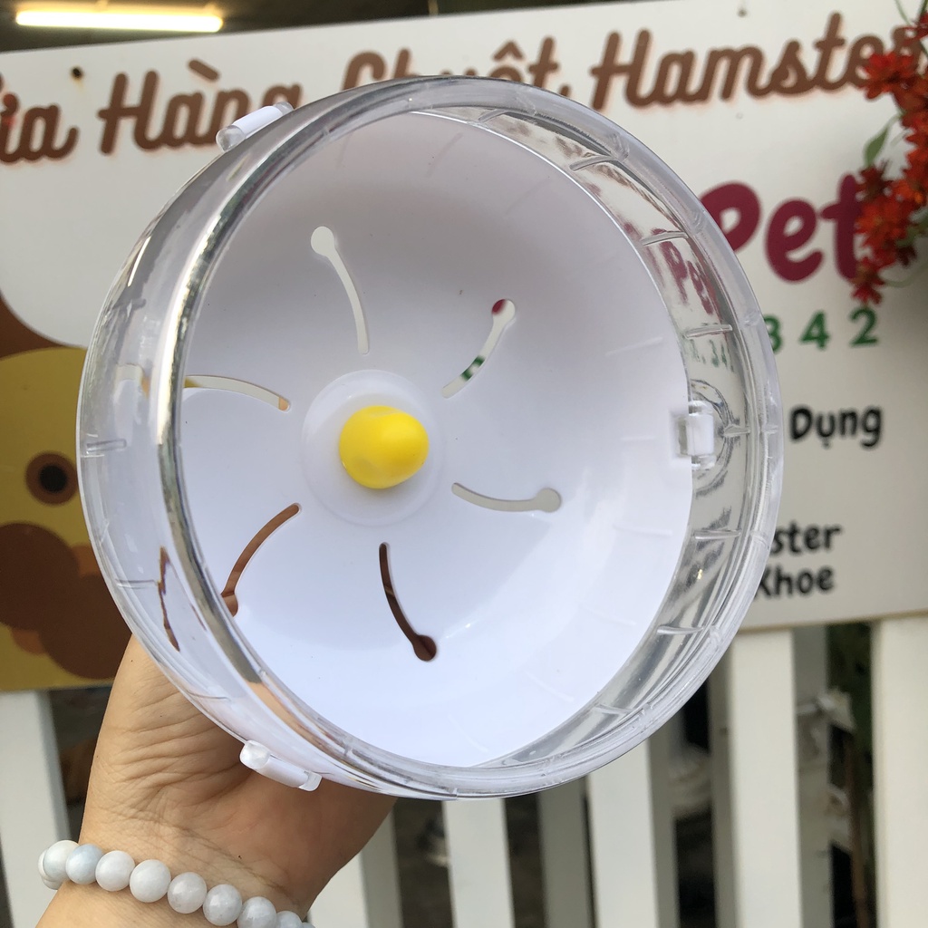 Wheel nhựa 14cm, 16cm cho hamster, sóc, bọ, nhím