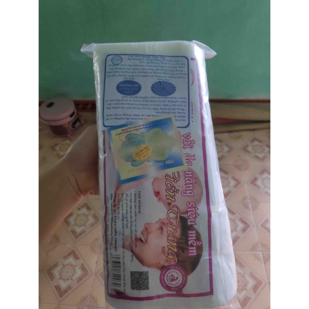 Khăn vải khô đa năng Hiền Trang Baby 180 tờ