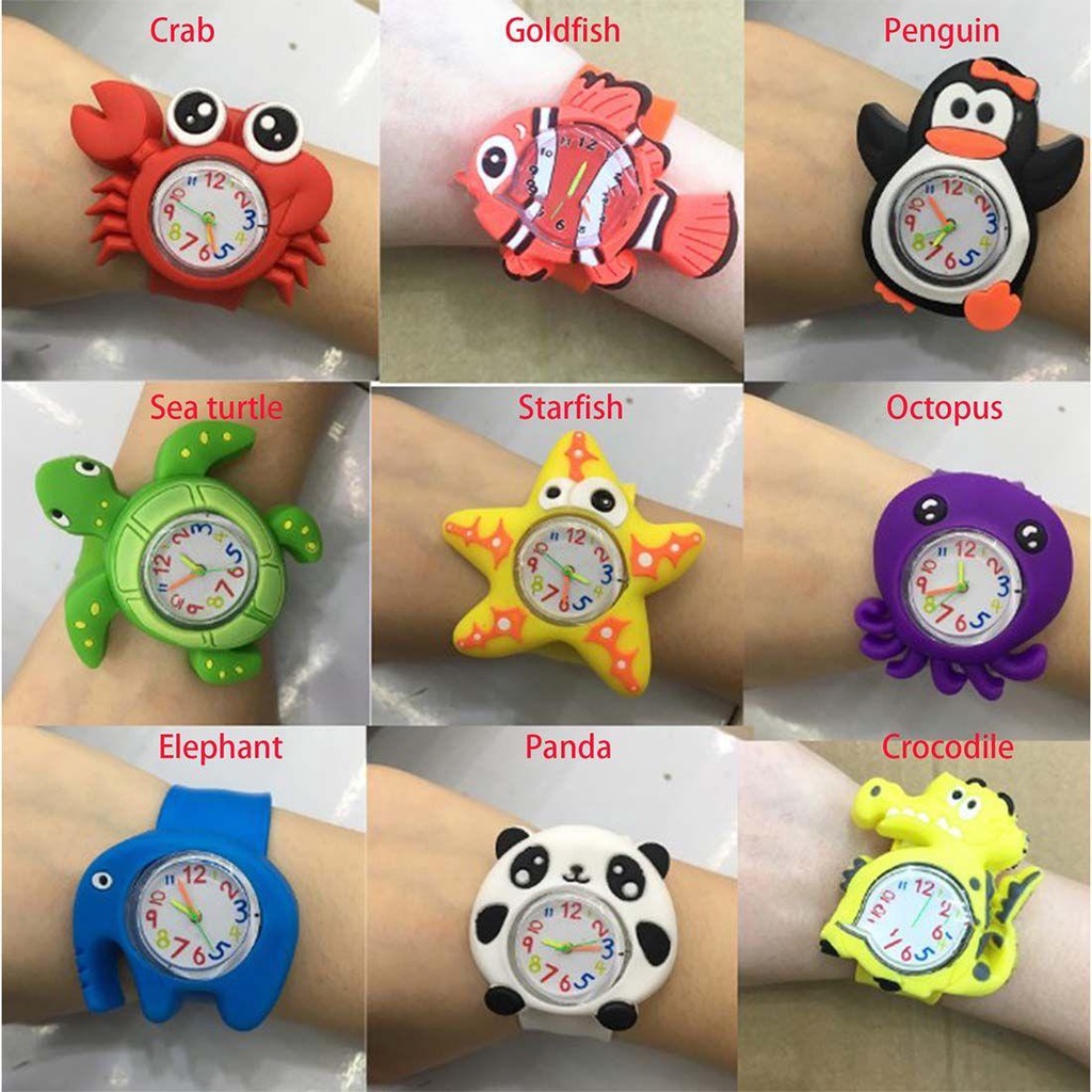 Đồng Hồ Đeo Tay Hoạt Hình 3D Dành Cho Bé Trai Và Bé Gái