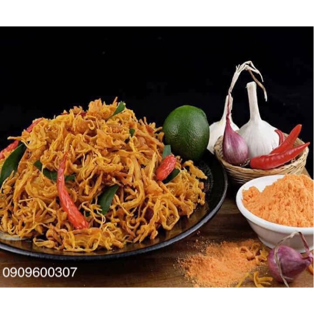 KHÔ GÀ LÁ CHANH 250gr -500gr