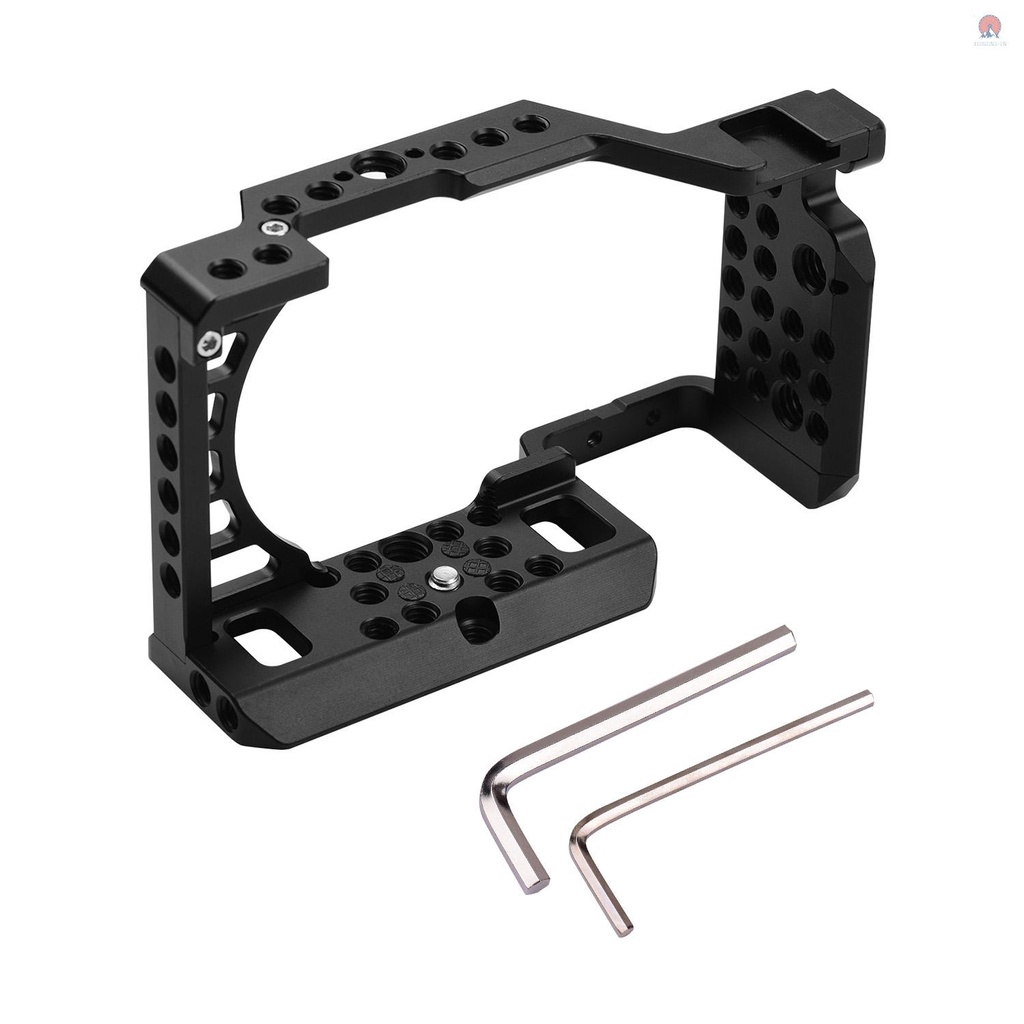 Khung gắn máy ảnh bằng hợp kim nhôm với lỗ ren 1/4 3/8 A6000/A6100/A6300/A6400/A6500