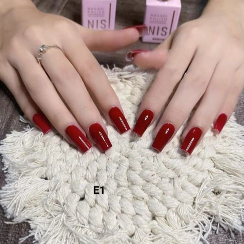 Móng tay giả Belly nail hộp nail box bộ 24 móng giả kèm keo