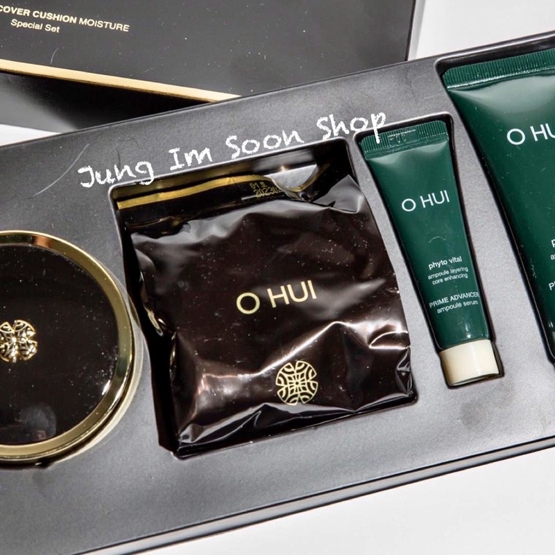 Sét Phấn Nước OHUI Ultimate Cover Cushion Special Set