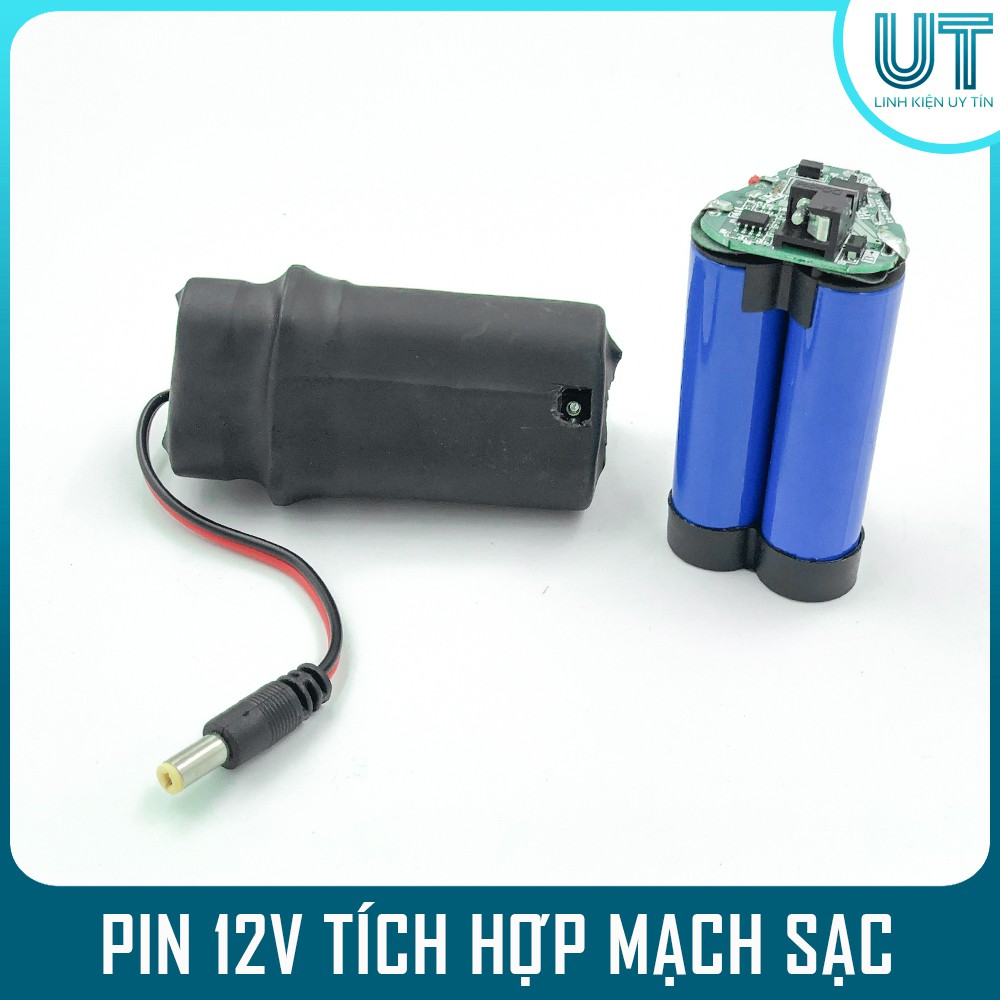 Bộ pin sạc dự phòng 12V 1500mAh tích hợp mạch sạc