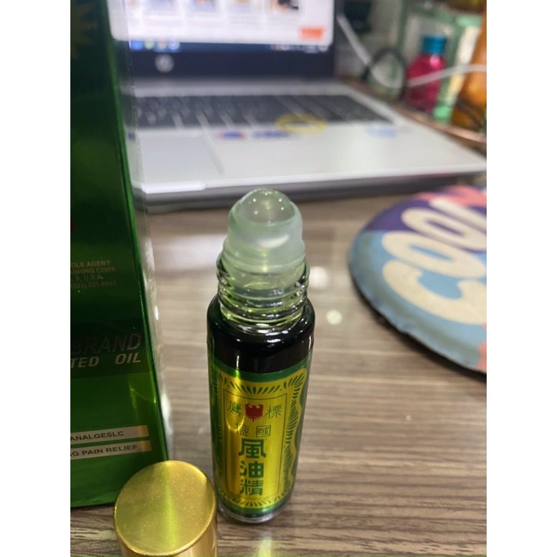 Dầu Gió Xanh Singapore 10ml Dạng Lăn.