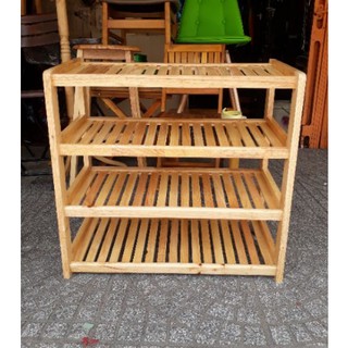 🔥MIỄN SHIP🔥 Kệ Để Giầy Dép Bằng Gỗ 4 Tầng Đủ Kích Thước Đủ Màu