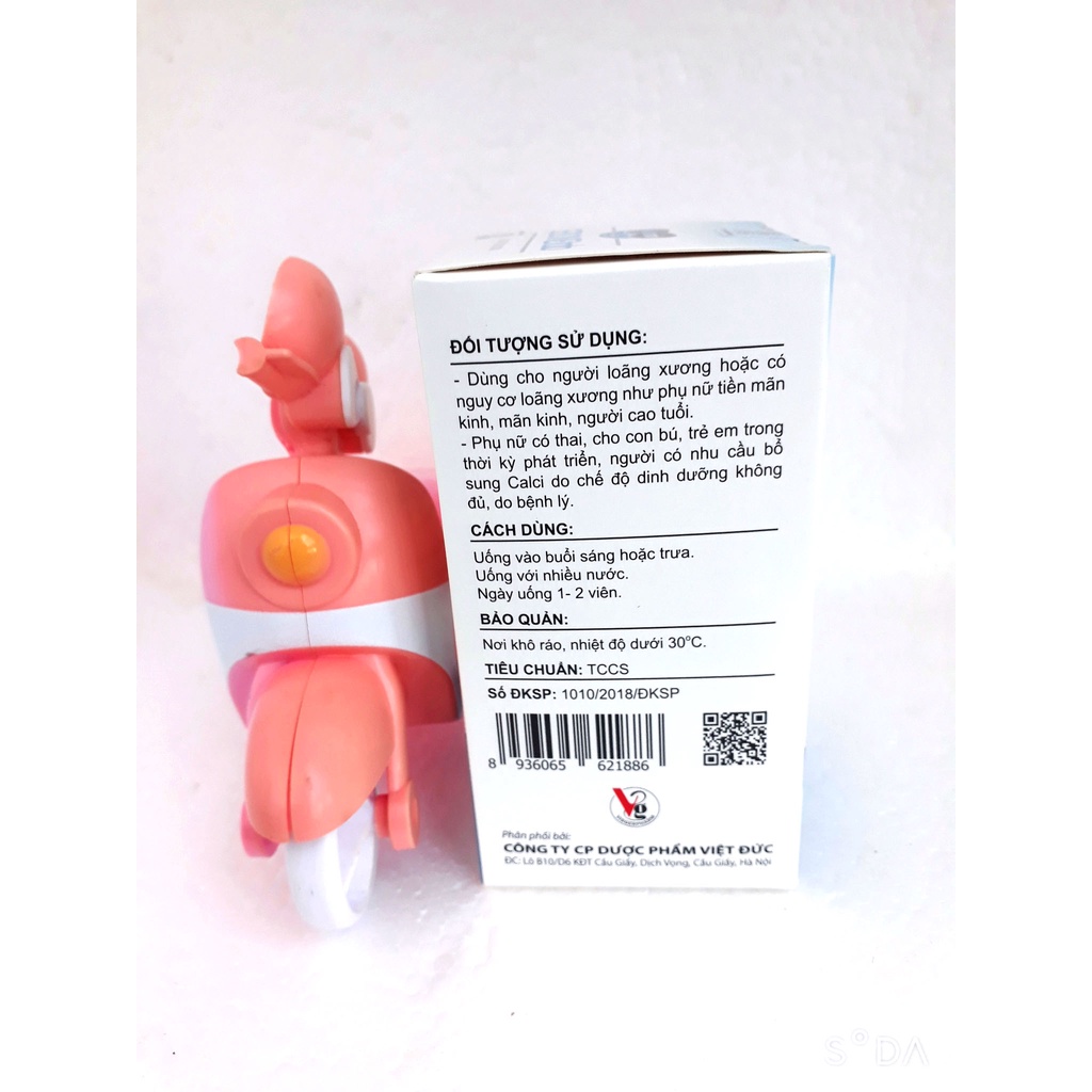 Viên uống Canxi SEBONETAB, canxi tảo biển giúp cải thiện tình trạng loãng xương; giúp xương chắc khỏe