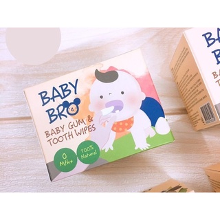 Gạc rơ lưỡi baby bro - gạc rơ lưỡi lau răng miệng cho bé nhập khẩu hàn quốc