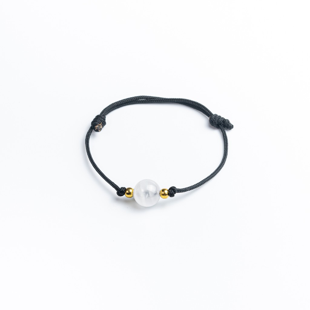 Vòng Tay Lyn’s Phong Thuỷ Handmade Đá Tk.ạch Anh Trắng