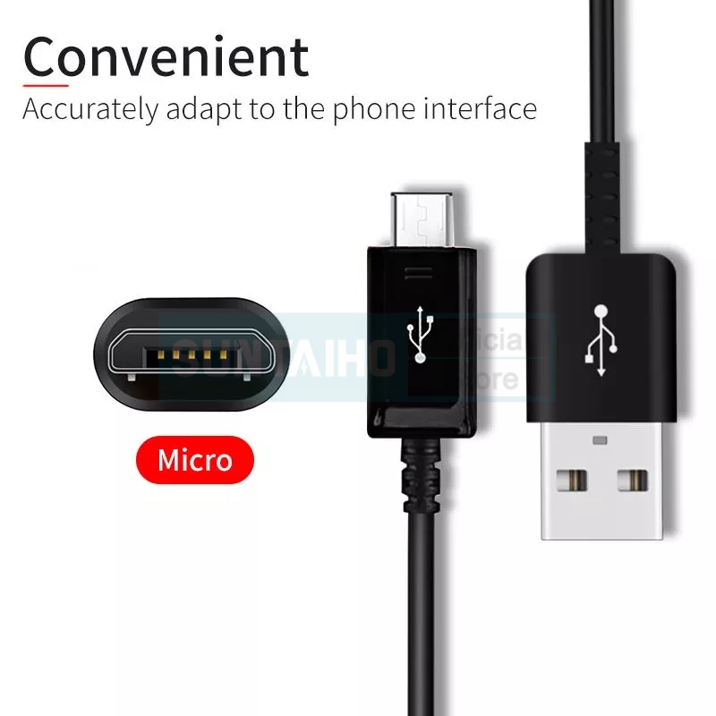 Dây Cáp SUNTAIHO USB Micro 2A Sạc Nhanh Truyền Dữ Liệu Cho Thiết Bị Android Samsung S6 S7Edge Note2 Note4 Note5 Dài 1.5m