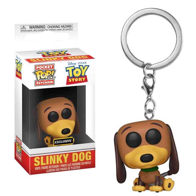 Móc khóa mô hình nhân vật hoạt hình Funko Pop Toy Story 4 Hu Di Buzz Lightyear Three Eyes